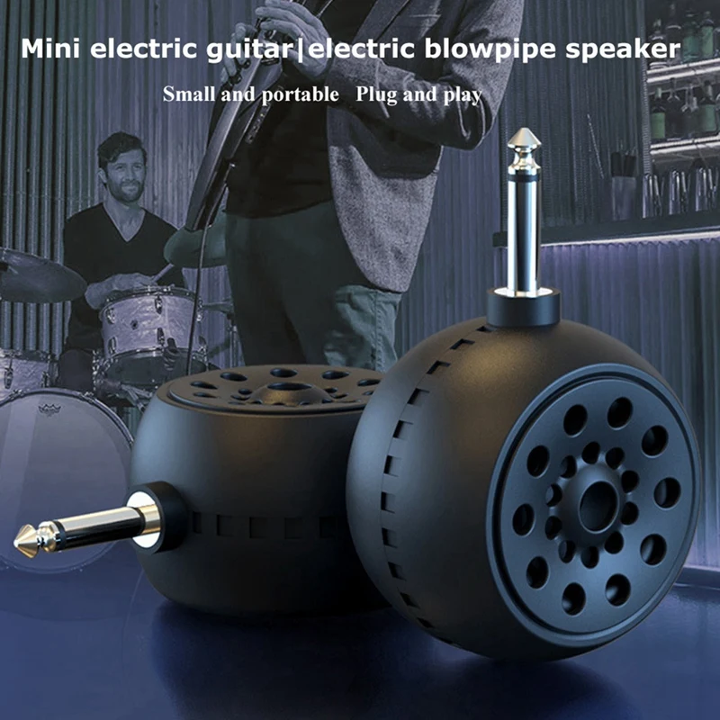 Mini Guitar Bluetooth Speaker Portable Loudspeaker For Electric Guitar Electric Blowpipe