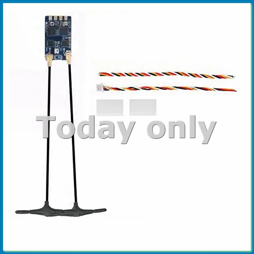 

ELRS 2.4Ghz Dual Core RX Diversity Receiver ESP32+TCXO FPV Nano RX for RC Airplane FPV Long Range DIY Parts C-A23U