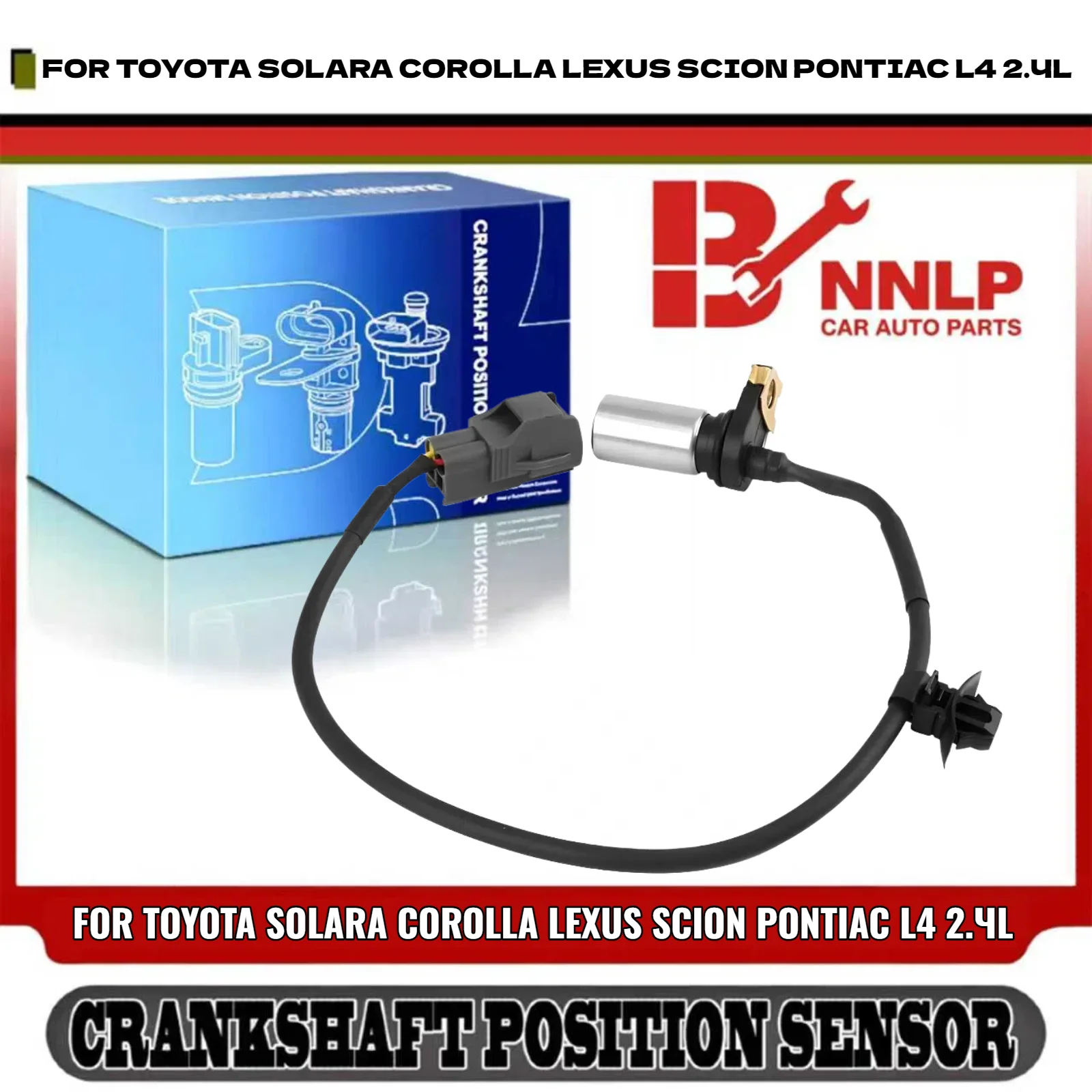 

New Crankshaft Position Sensor 9091905047 for Toyota Camry Solara Lexus HS250h Pontiac 0902221