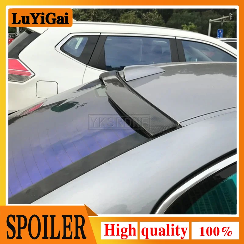 

For BMW E60 M5 520 525 528 535 Spoiler High Quality ABS/Fake carbon fiber material Car Rear Wing roof Spoiler 2005-2010