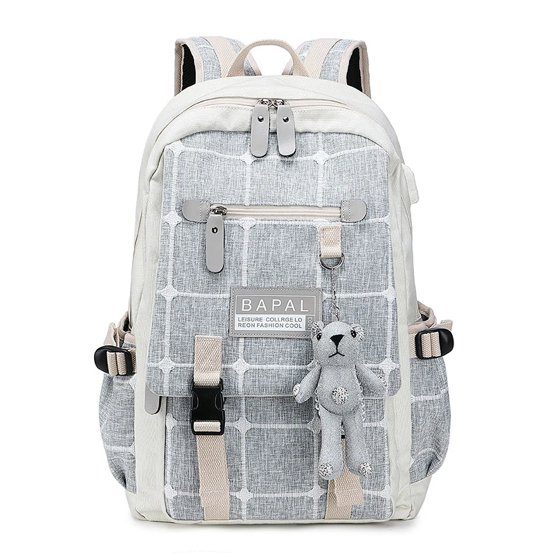 Женская парусиновая школьная сумка, дорожная сумка, большая вместительная школьная сумка для школьников, рюкзак для школьников младших классов