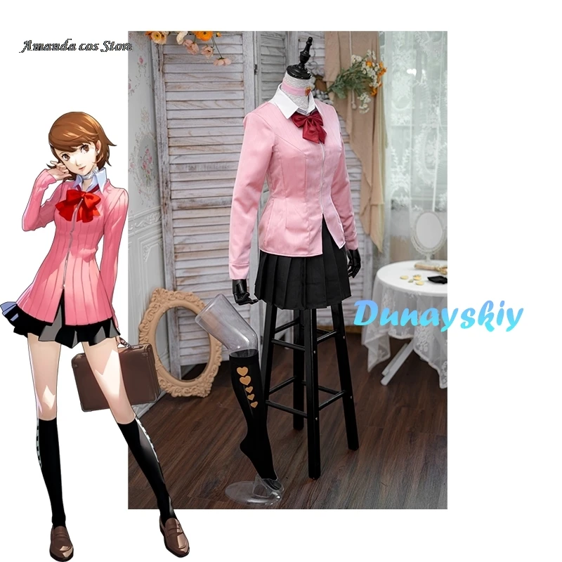 game Persona 3 Takeba Yukari  cos Mitsuru Kirijo Chihiro Fushimi female Women Uniform school uniform Cosplay Costume Halloween