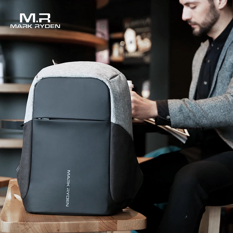 Mark Ryden 15inch Laptop Backpacks For Teenager Multifunction USB charging Men Fashion Male Mochila Travel backpack anti thief
