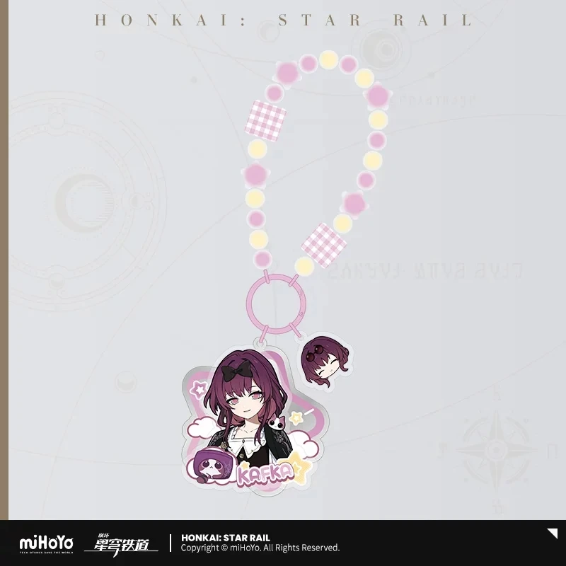 Official miHoYo/Honkai: StarRail Licensed Anime Girls' Dorm Series Game Merchandise Acrylic Keychains  Gifts