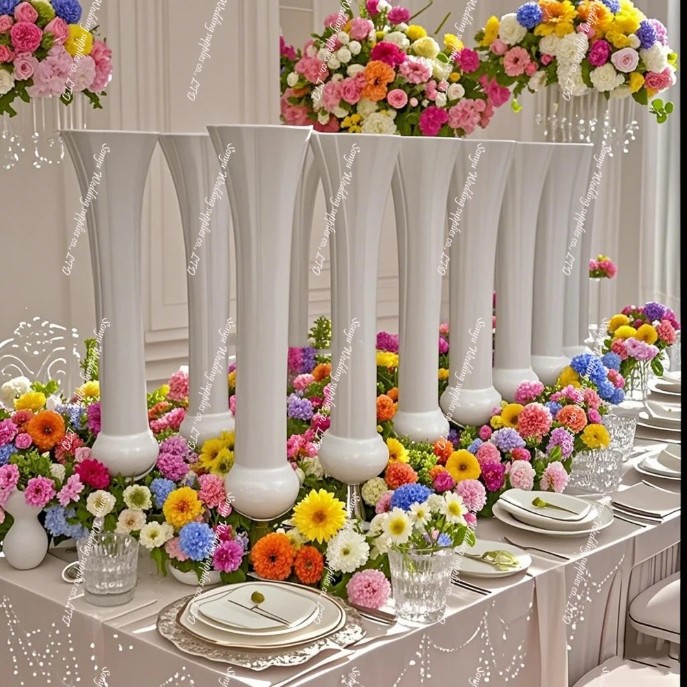 4 to 14pcs),Gold flower bowl Candelabra Floor Stand  Tall Wedding Party Centerpiece Floral Display Supply for Wedding