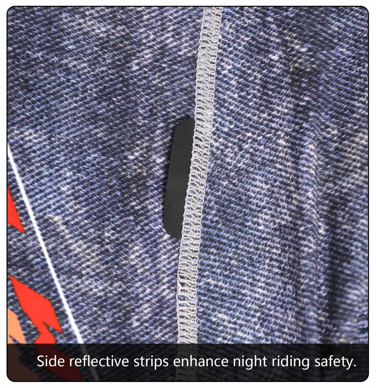 Mcycle Heißer Verkauf Fahrrad Trägerhose Neues Design Hoch taillierte Fahrradshorts für Männer Atmungsaktive gepolsterte Trägerhose Radfahren – Detail 12