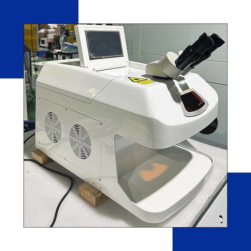 100W Desktop Laser Spot Welder for Jewelry & Eyeglass Repair, Precision Pulse, Fine Spot for Gold, Silver, Platinum & Titanium A