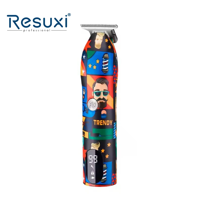 

LK1923 RESUXI мужские машинки для стрижки волос персонализированные граффити с принтом электрическая стрижка профессиональный триммер для волос