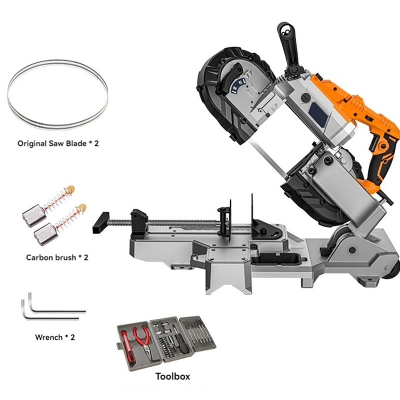 Multifunctional Band Saw Machine Horizontal Stainless Steel Aluminum Cutting Machine High Precision 45 Degree Sawing Machine