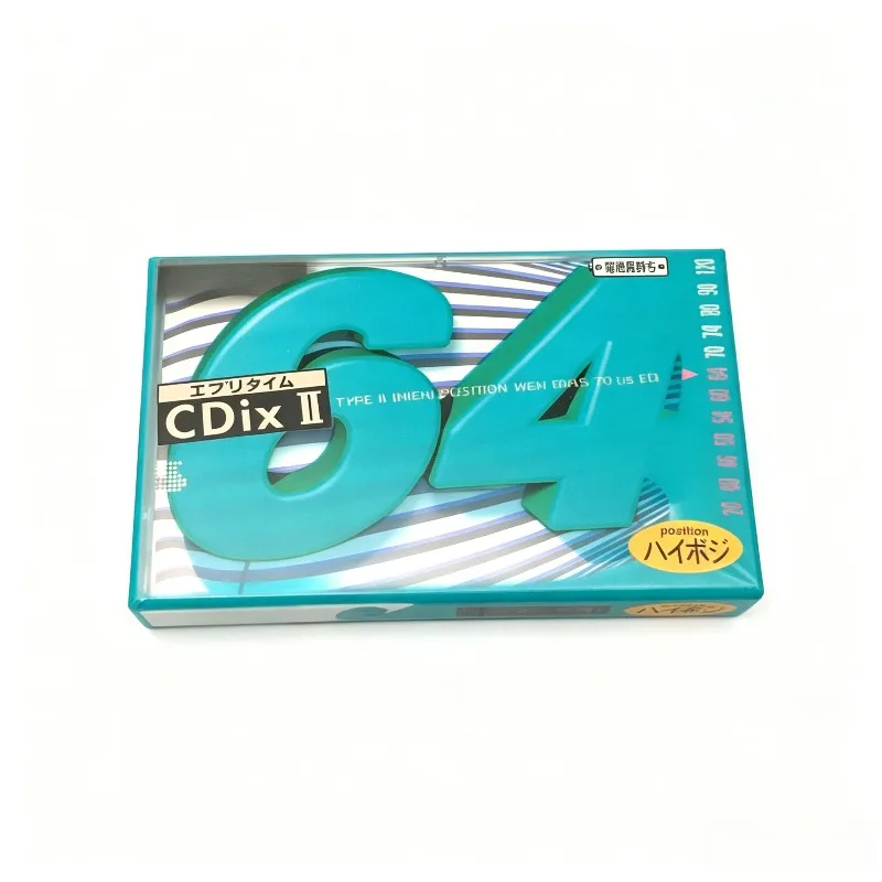 100% Original New For Sony CDIXII 64min JP Type II Blank Cassette Sealed For Recording & Duplication