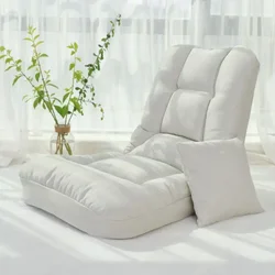 Lazy sofa Korean style tatami single backrest seat small apartment bedroom balcony bay window chair foldable Sofa Home Furniture