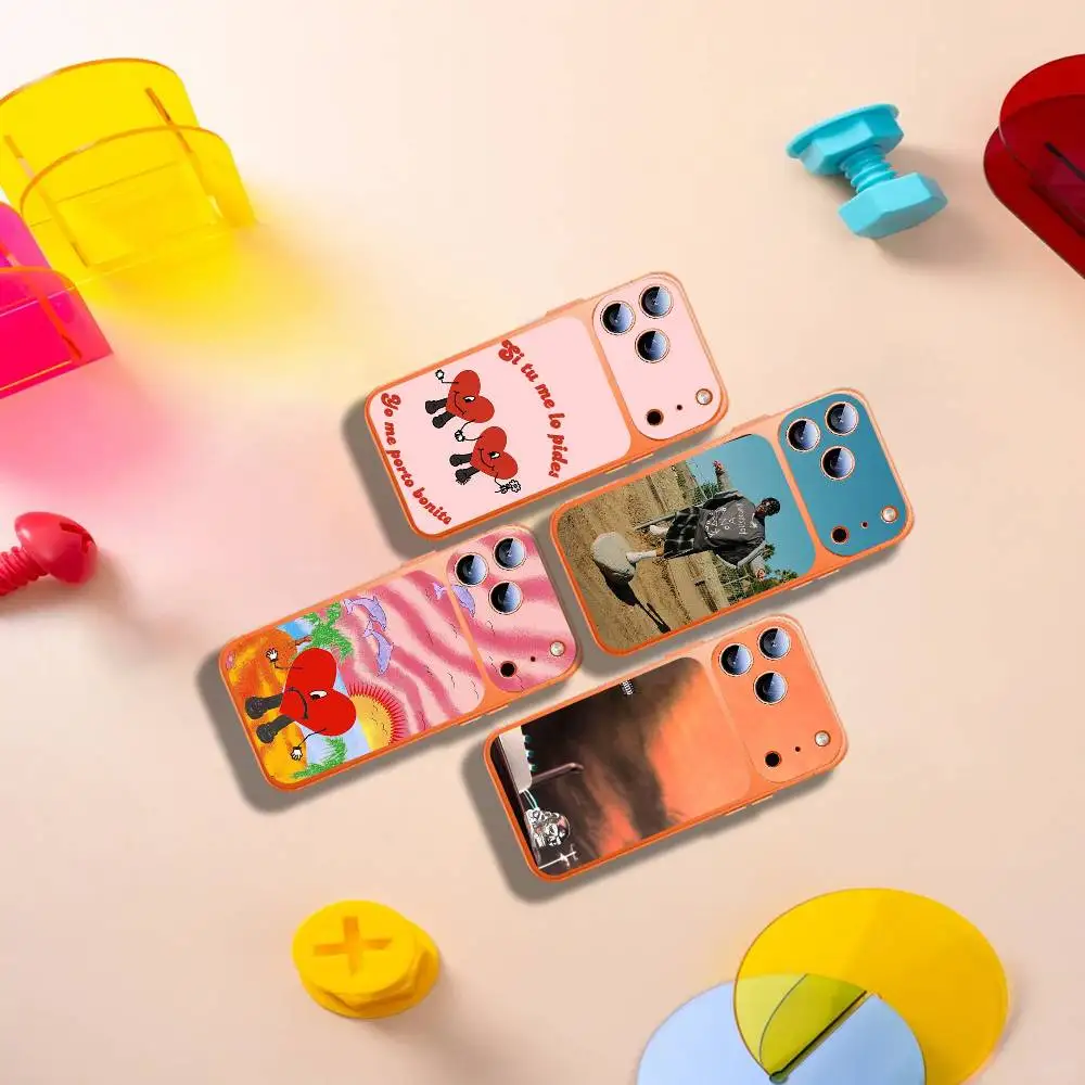 D-Dakiti B-Bad Bunny for iPhone 17/Pro/Pro Max Color Rear Protective Sticker
