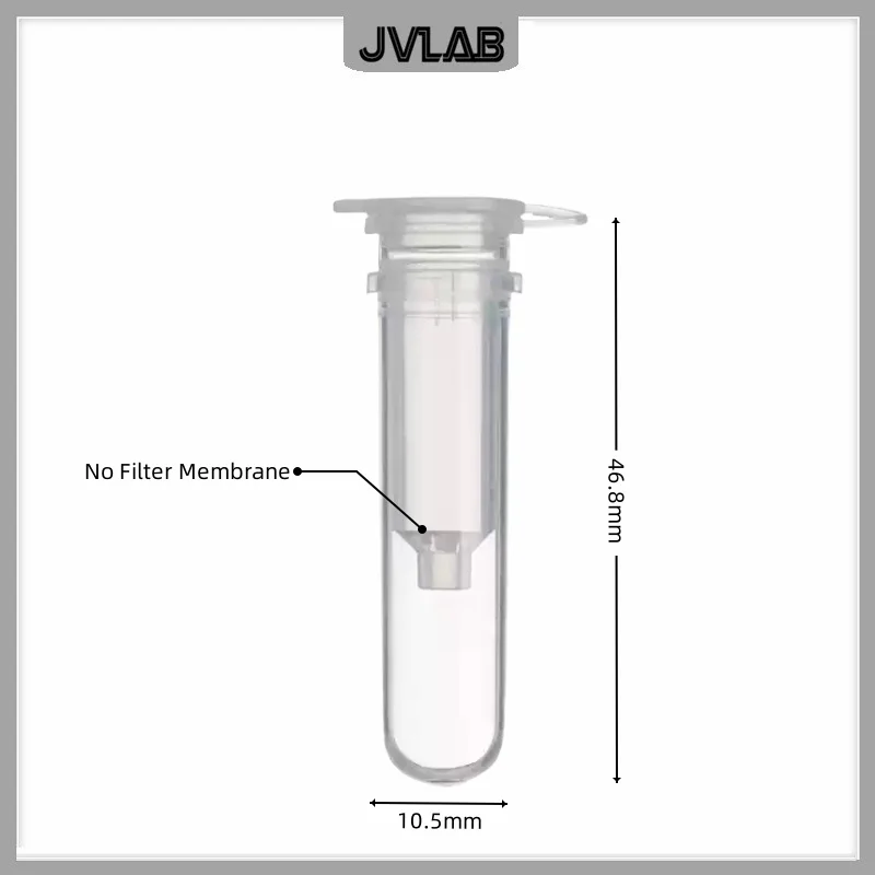 DNA Purification Column Plasmid Miniprep Without Filter Barrier Spin Column Collection Tube 2ml PCR Purification Recovery Column