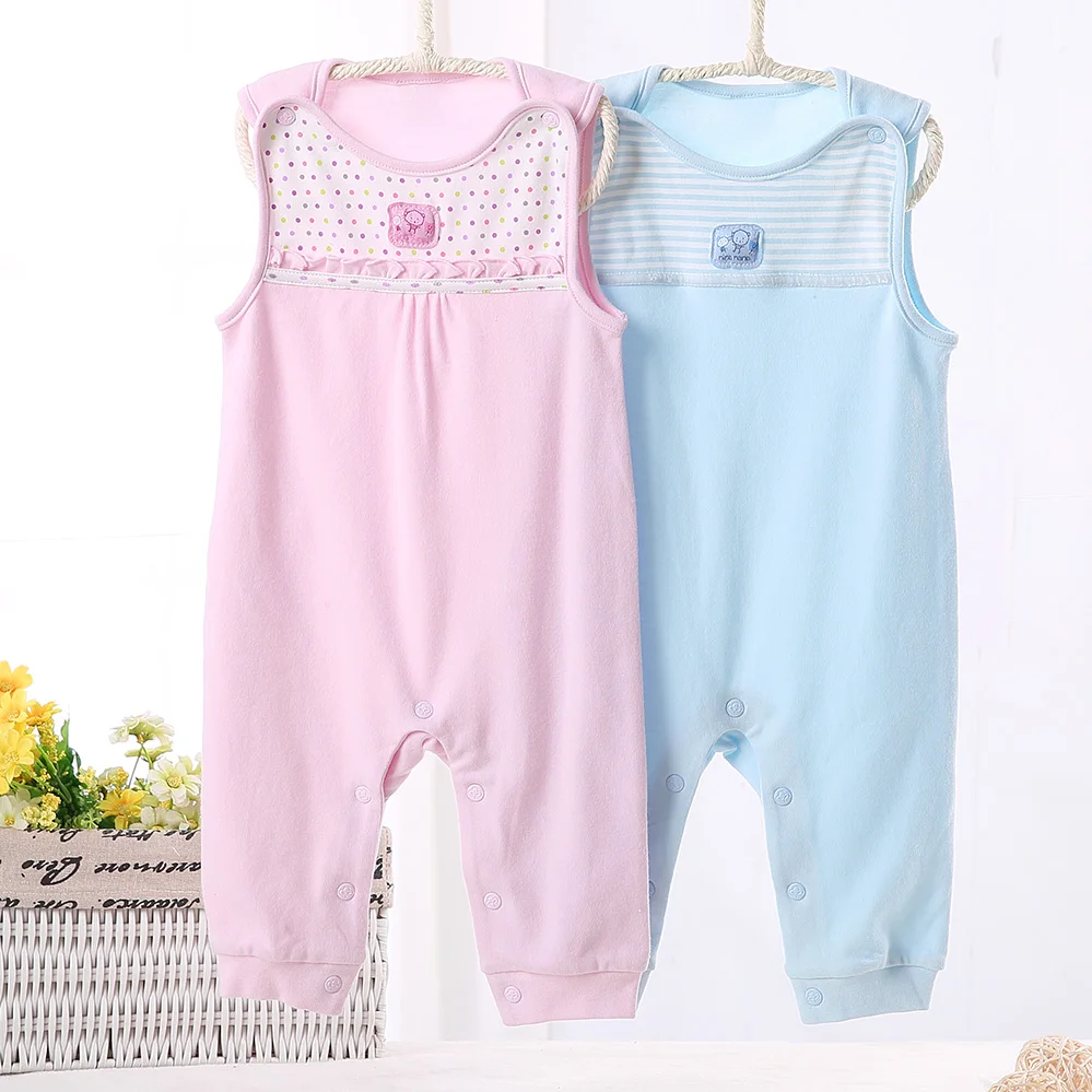 

Baby romper pyjamas kids clothes baby clothes overalls jumpsuit baby sleeveless children clothing 100% cotton