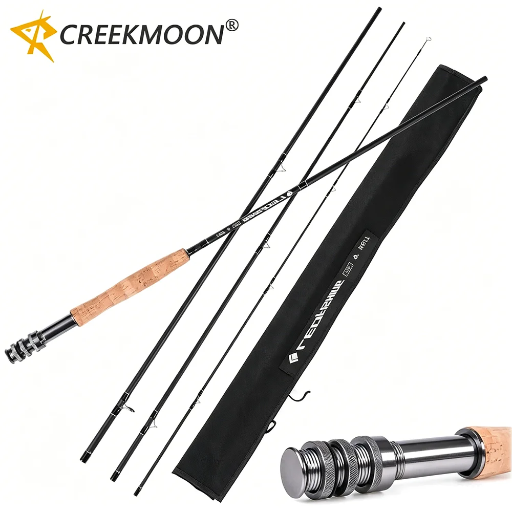 

Fly Fishing Rod 2.7m 9FT FLYing Rod Super Light Carbon Fiber Traveling Rods #4/5/6 WT Soft Cork Handle Fly Fishing Pole Tackle
