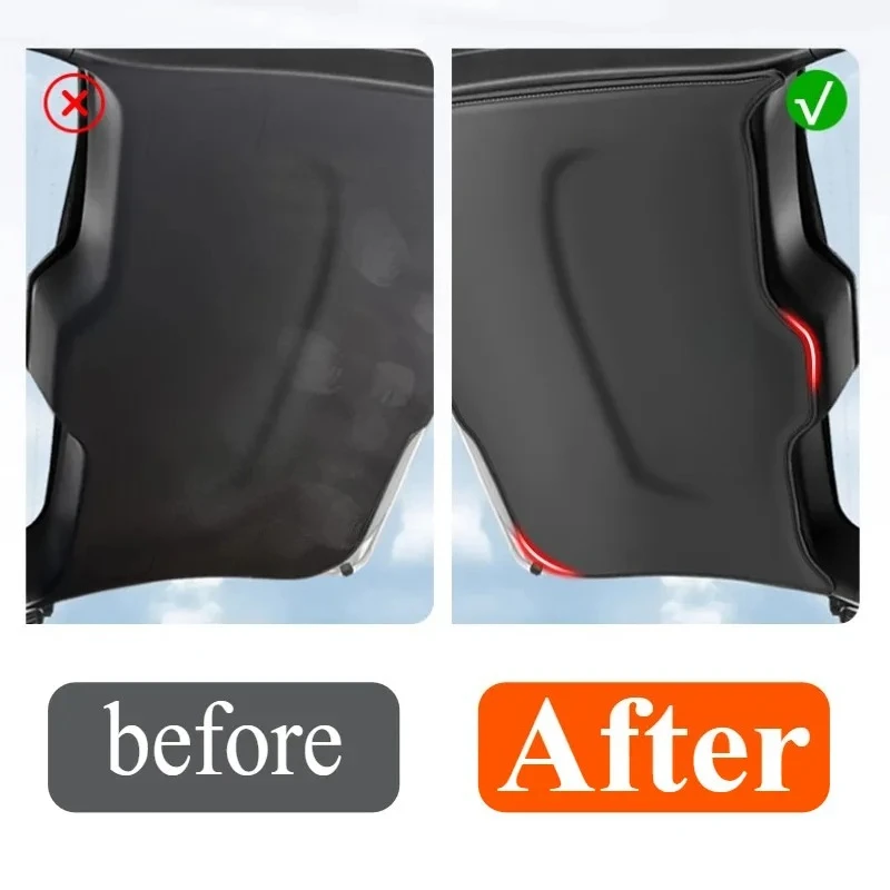 ​​For Haval H6 2021-2025: Tailgate Anti-Kick Pad - PU Leather Trunk Guard w/3M Adhesive & Scratch Protection​