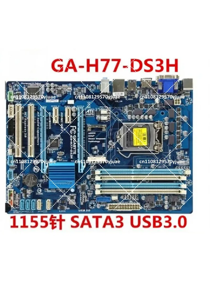 GA-H77-DS3H Z77P-D3 Motherboard Original Disassembly Tested Desktop Computer Part