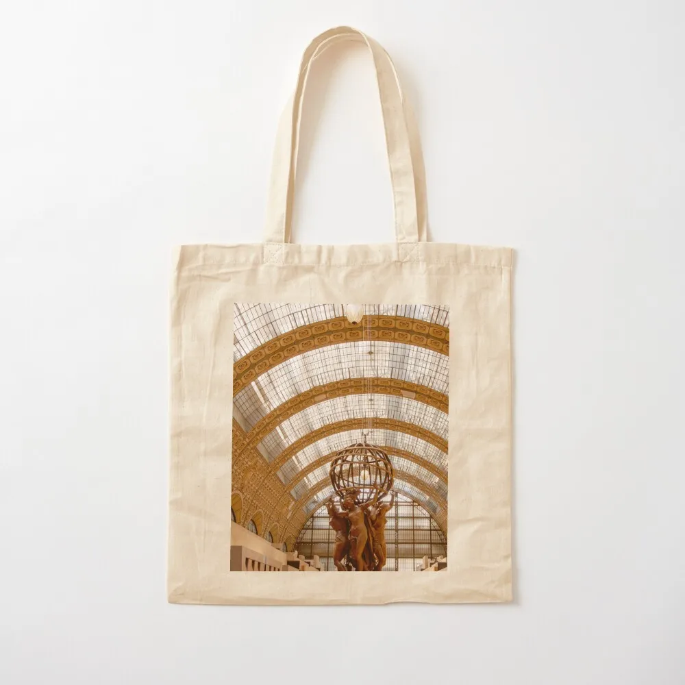 Musee d'Orsay Interior View - Paris, France Tote Bag tote bag women hand bag Cloth canvas bags