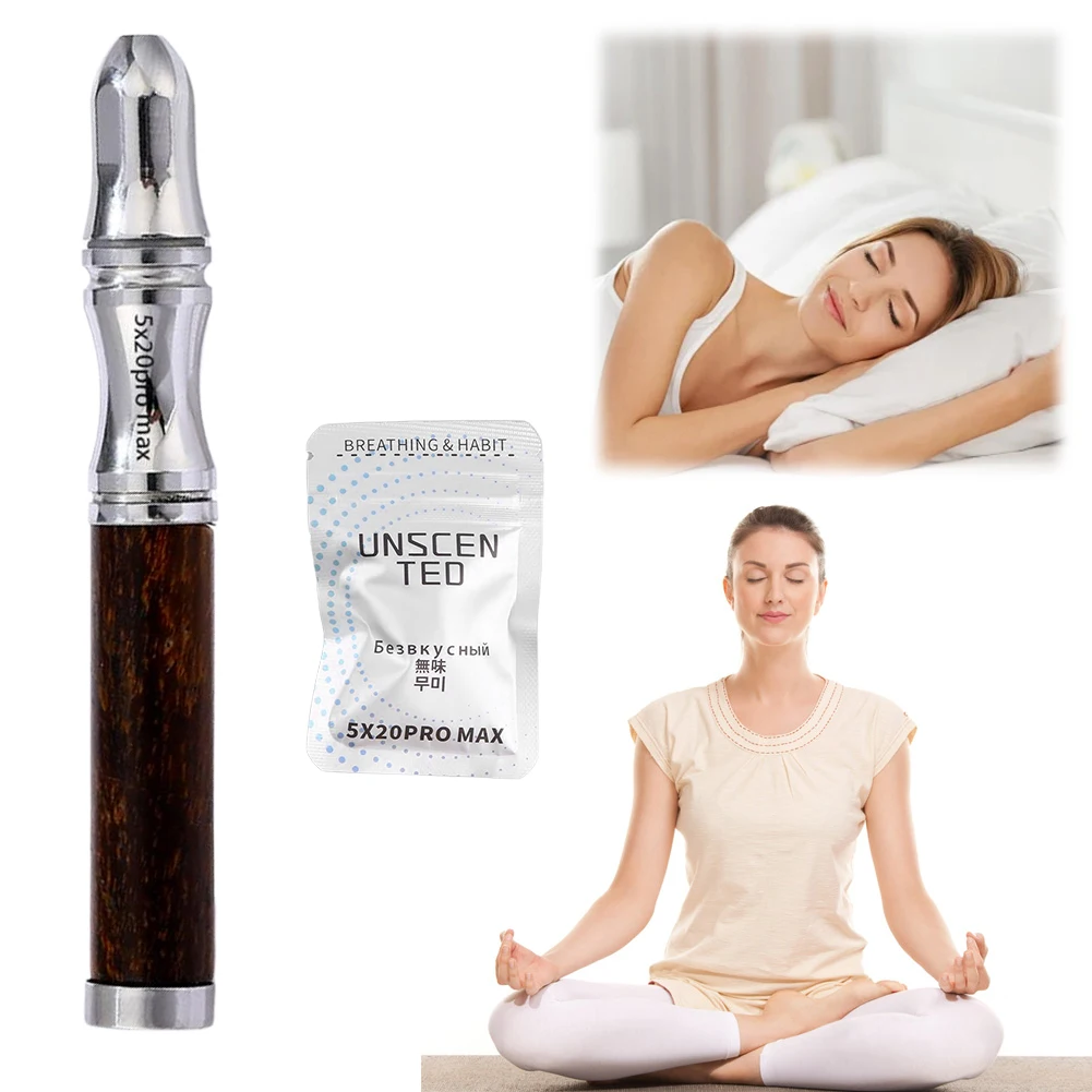 عصا الإقلاع عن التدخين، جهاز الاستنشاق الهوائي، عصا التنفس، أدوات إيقاف التدخين للبالغين (بني)