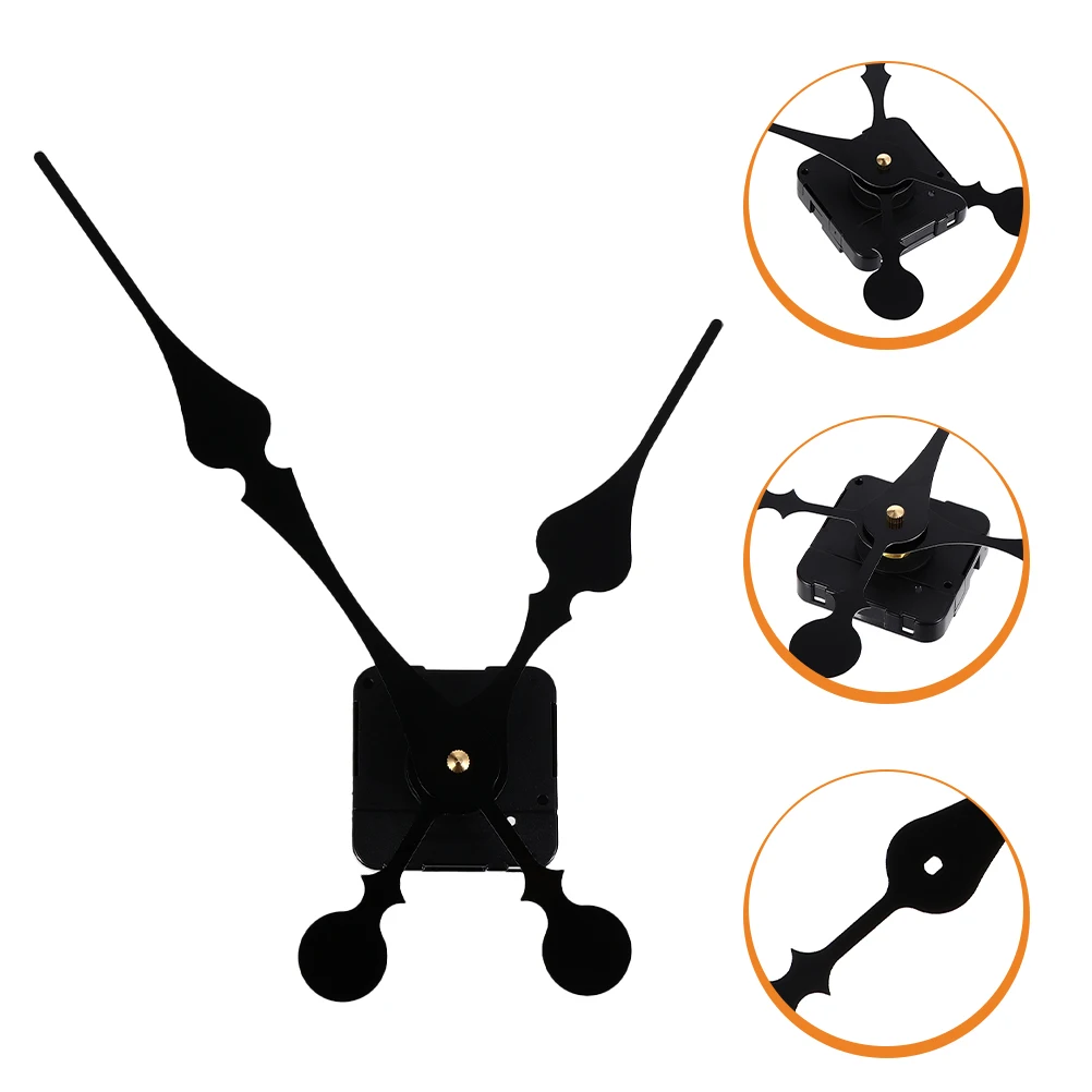 

1 set High Torque Wall Movement Replacement DIY Repair Kit Black Durable Metal Plastic Mechanism Silent Accurate Compatible Most
