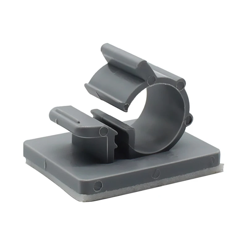 100PCS Grey Self Adhesive Buckle Type Adjustable Cable Clamps Wire Management Clips TS-0607 TS-0708 TS-0910 TS-1214 TS-1618