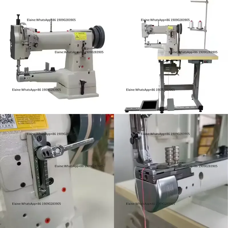 CP-335 Cylinder-Bed Compound Feed Hemming Sewing Machine for Leather and Thick Material