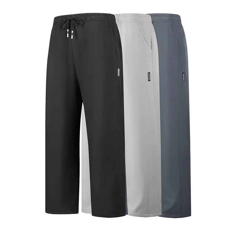 Men's Fleece Lined Straight Leg Casual Pants, Thick Fleece Lining for Heat Retention, Drawstring Elastic Waist, Smooth Cold-resistant Fabric, Side Seam Pockets, Simple Tag Decor, Autumn Winter Outdoor Warm Trousers