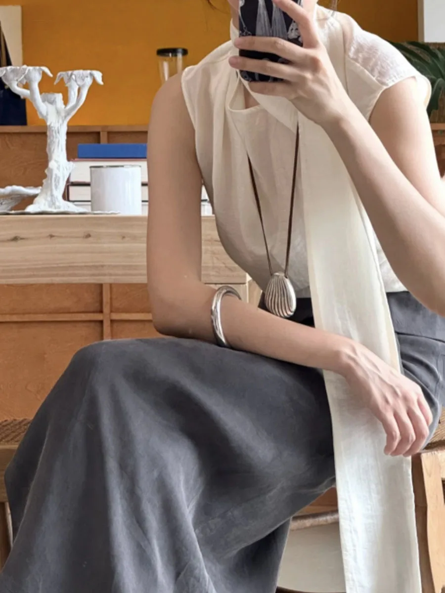 Big shell pendant necklaces long rope shell necklaces summer statement holiday jewelry new in 2024
