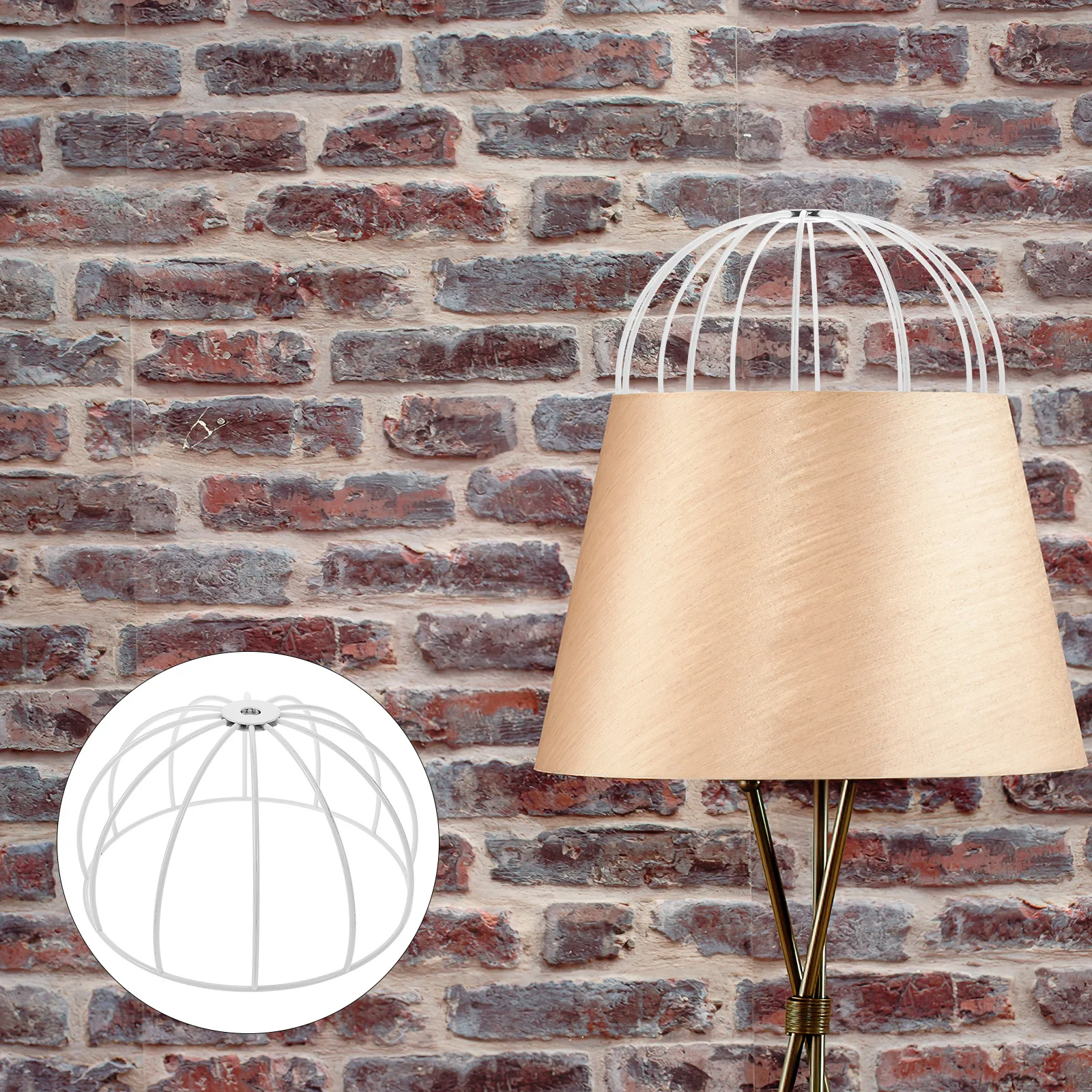 

Retro Metal Lamp Shade Frame Iron Table Lampshade Rack Diy Frame Easy Install Light Accessories Lampshade Holder