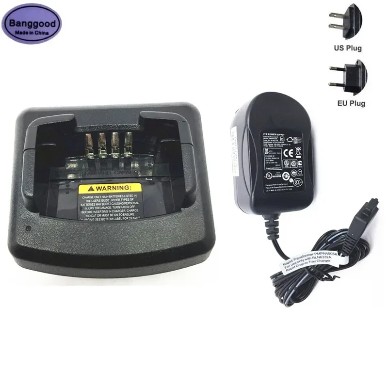 

RLN6332 Battery Charging Dock Base Radio Charger For Motorola Mag One A10 A12 A9 A10D A12D A9D Walkie Talkie Battery Charger