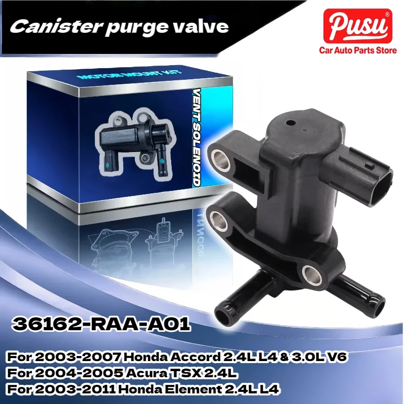 

Vapor Canister Purge Solenoid Valve for Honda Element 2003-2011 36162-RAA-A01 36162RAAA01