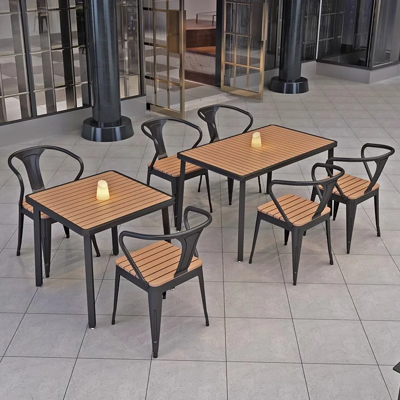 Водонепроницаемые уличные обеденные столы и стулья для баров, ресторанов, дворов, садов, балконов, наборов уличной мебели для бара