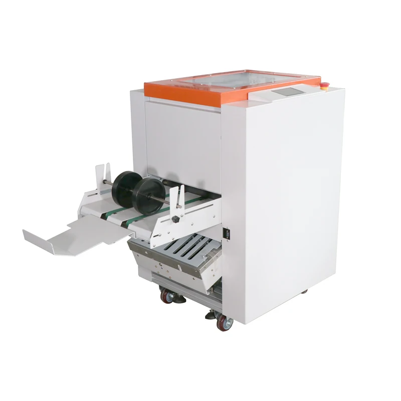 Heavy Duty Automatic Saddle Stitch Booklet Maker Machine Control  Delta Motor Bearing Gear Engine High-Speed