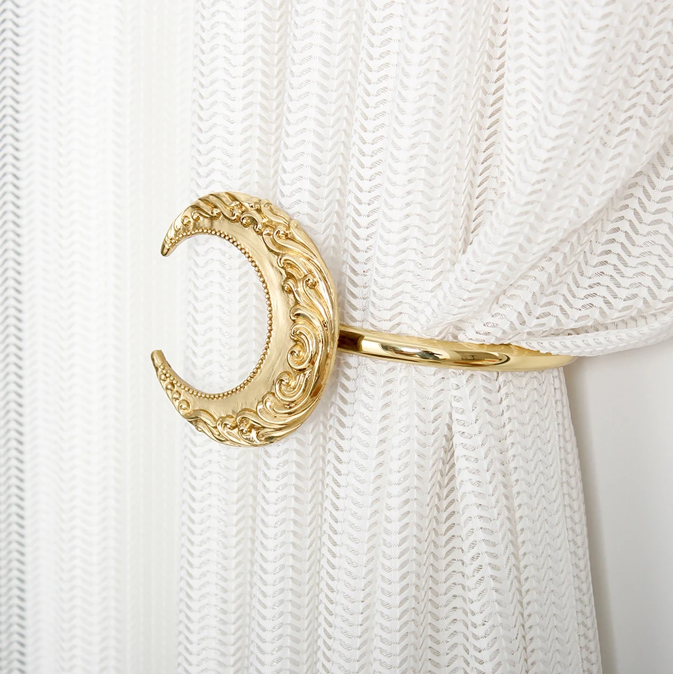 Brass Curtain Hook Creative Retro Home Decor Curtain Tieback Curtain Hook Home Accessorie High Quality Holder Hook Buckle Clip