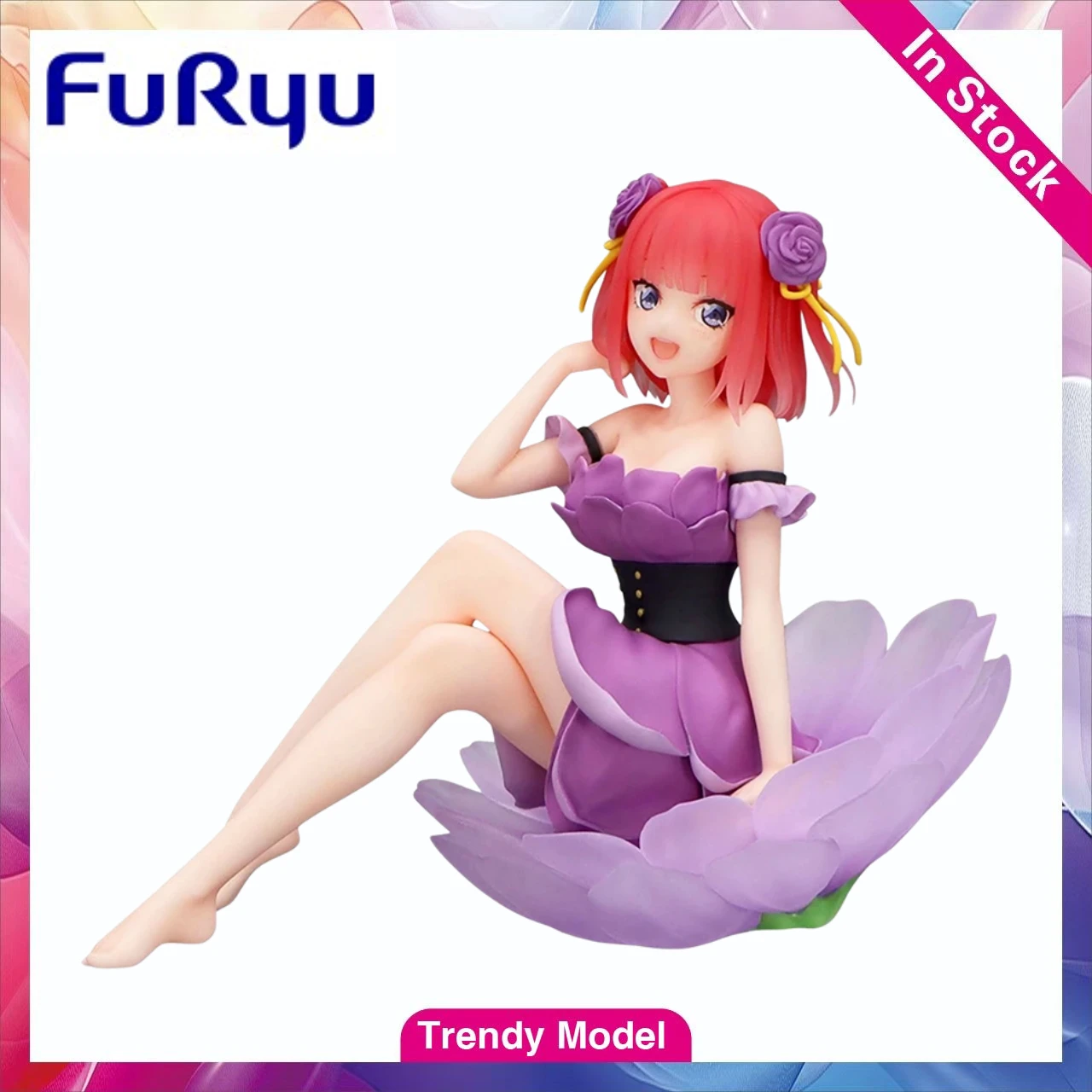 

【TM】FuRyu The Fifth-quarter Wedding By Nakano Nino Bloo-me! Фигурки-игрушки в фиолетовых платьях, коллекционные украшения, подарки