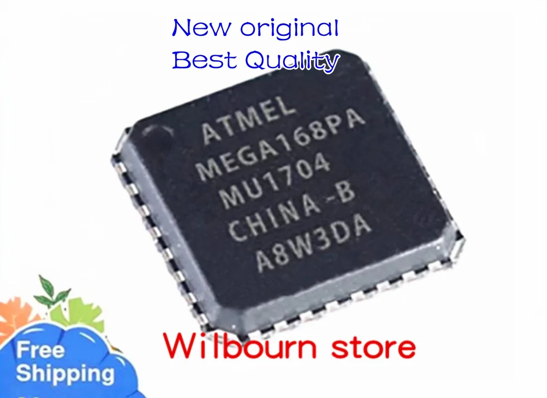 5PCS~20PCS/LOT 100% NEW ATMEGA168PA-MU MEGA168PA-MU  MEGA168PA QFN32