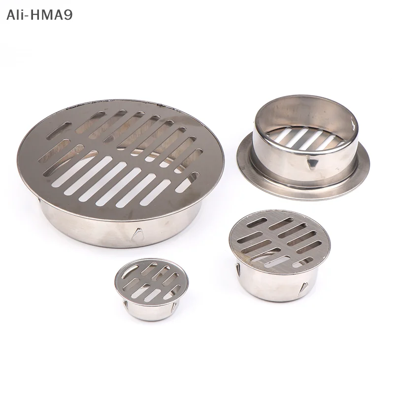 

Floor Drain 50/70/110/150MM Stainless Steel Balcony Drainage Roof Round Floor Drain Cover Rain Pipe Cap Drain Pipe Floor Drain