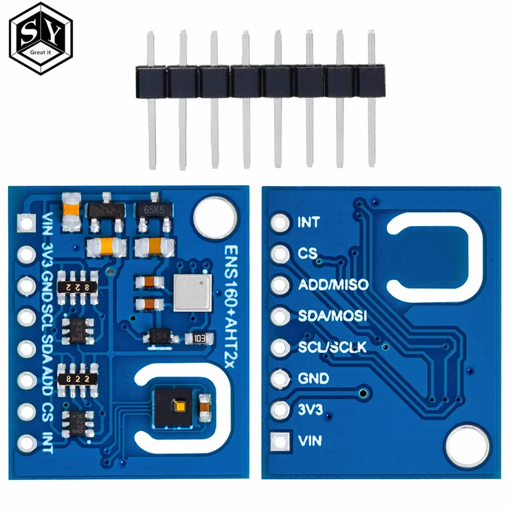 ENS160+AHT21 CARBON Dioxide CO2 eCO2 TVOC Air Quality And Temperature And Humidity Sensor Replace CCS811 For Arduino Pt Pt