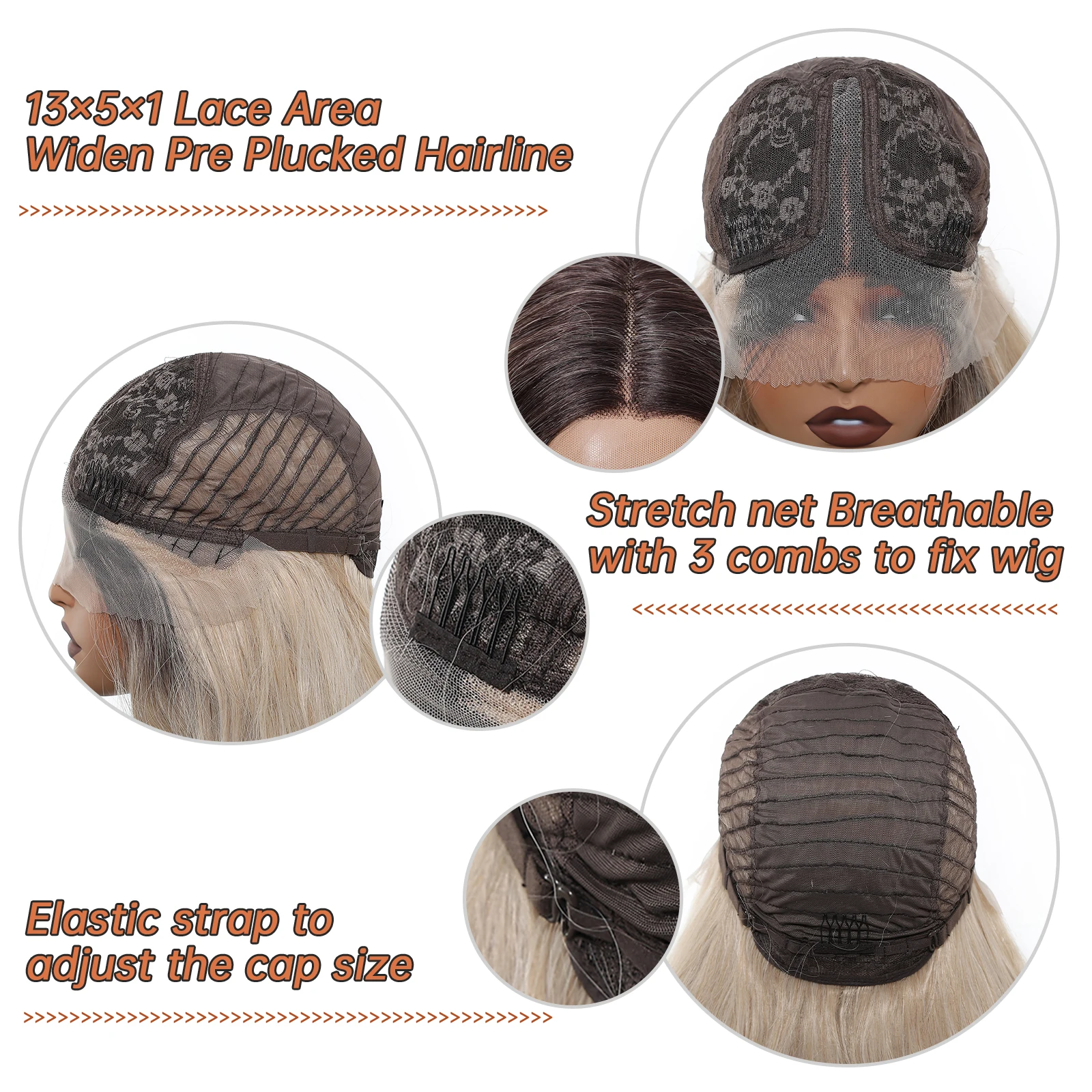 HAIRCUBE الدانتيل شعر مستعار أمامي أومبير شعر مستعار أشقر طبيعي للنساء جذور داكنة طويل مجعد شعر مستعار اصطناعي الجزء الأوسط الشعر ارتداء اليومي شعر مستعار