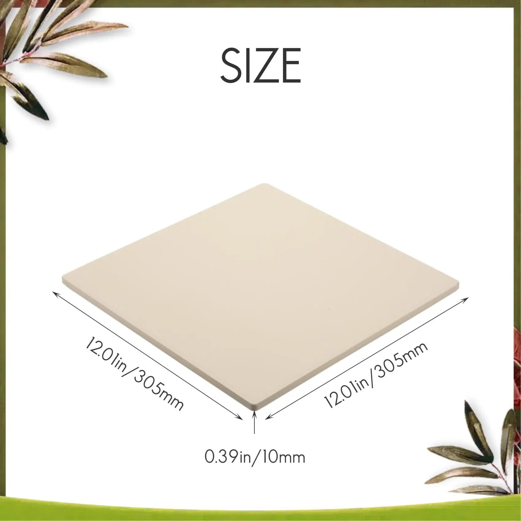 

Reliable-Pizza Stone For Cooking Baking Grilling Extra Thick Pizza Tools For Oven And Bbq Grill Bakeware Bread Tray Kitchen Baki