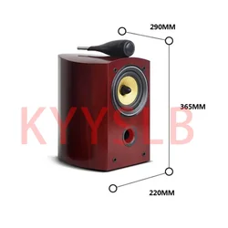 100W 5.5 Inch Passive Bookshelf HiFi Speaker Fever Two-Way Professional Audio 4Ω Monitor Speakers Sound Box High Power Speaker