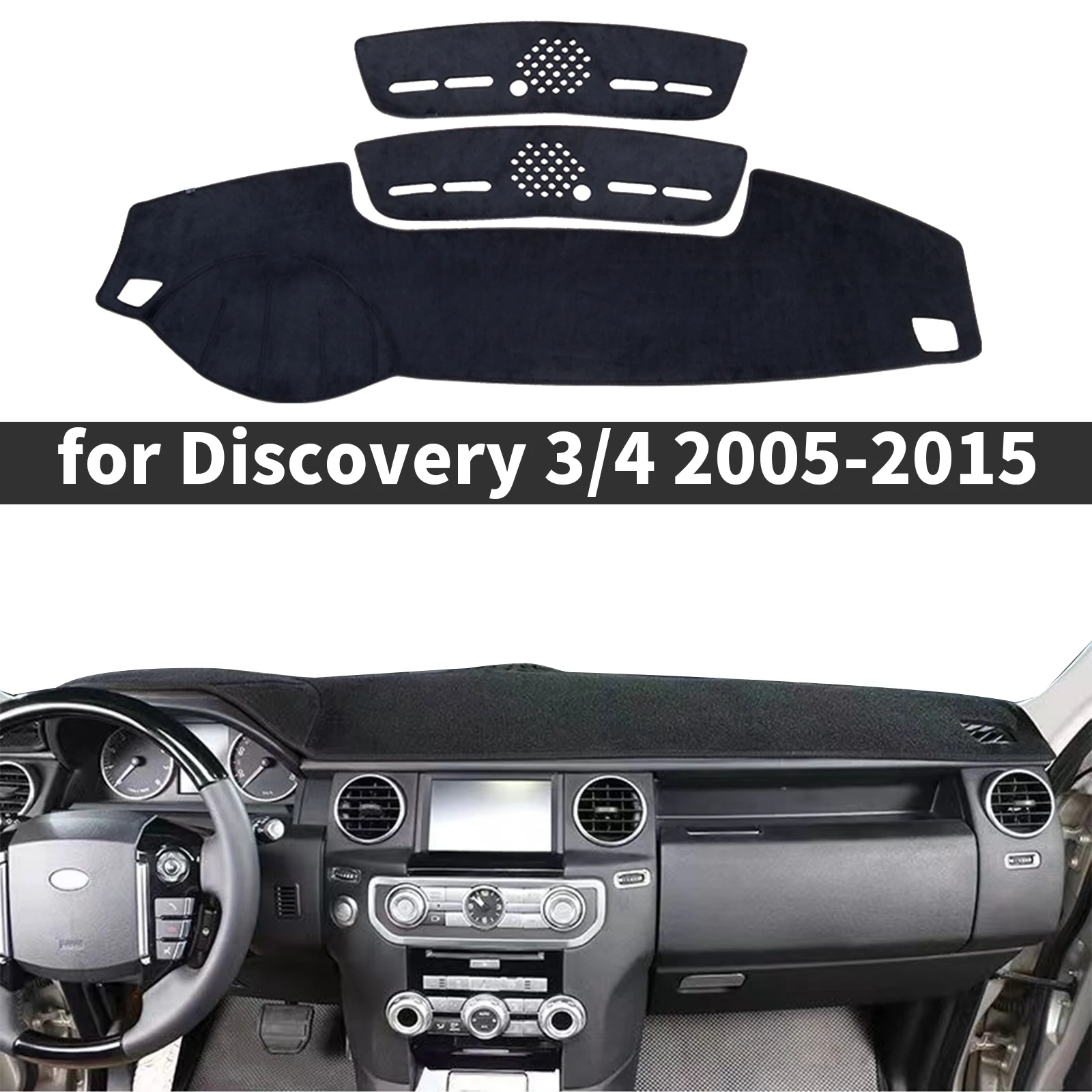 

for Land Rover Discovery 3 4 2005-2015 LR3 LR4 L319 Accessories Dashmat Dashboard Cover Pad Protective Carpet DashMat Sunshade