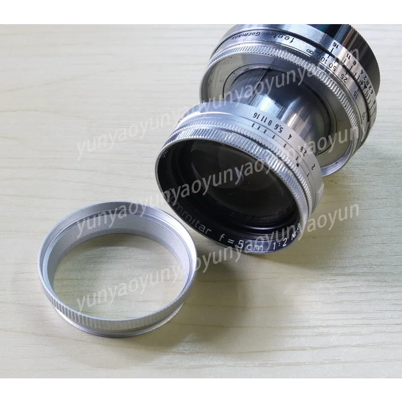 39mm Lens Filter Adapter Ring 50/2 Precise Machined Metal Camera Accessory