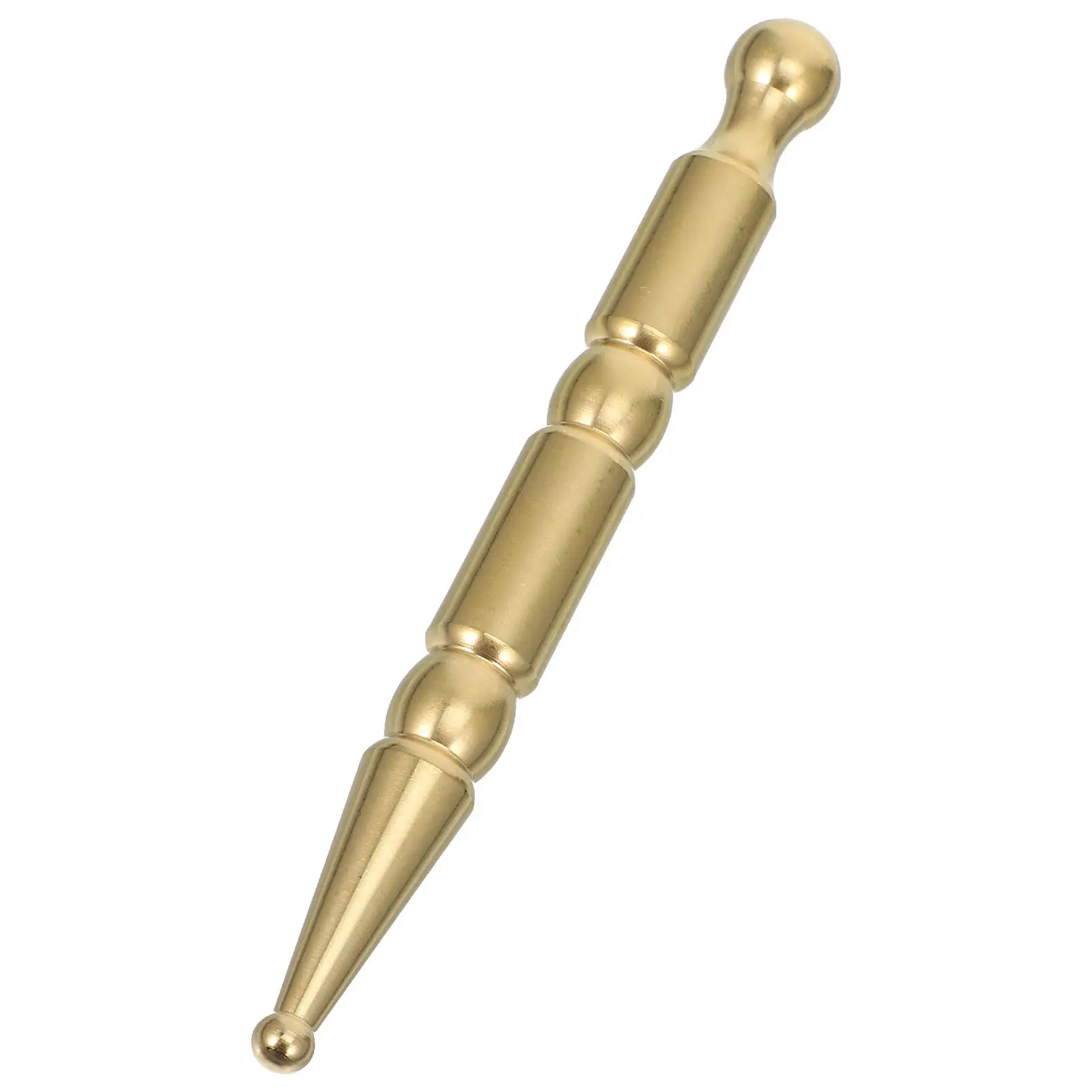 Brass Dual-Ended Facial Massage Tool for Acupressure Sliding Pressing Techniques Skin Elasticity Boost Relaxation Face Body Use