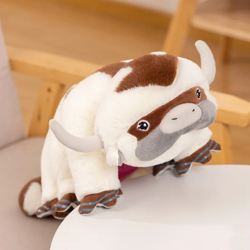Anime avatar o último mestre do ar appa brinquedos de pelúcia avatar appa momo pelúcia macio animais de pelúcia brinquedo presentes para crianças