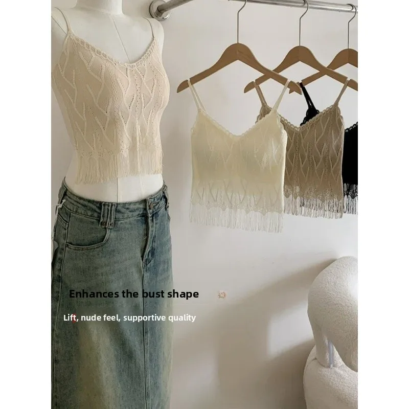 섹시하고 매콤하고 달콤한 슬림 스트랩 조끼 여성 요가 피트니스 탑 가슴 패드 포함 중국산 면 캐주얼 여름 의류
