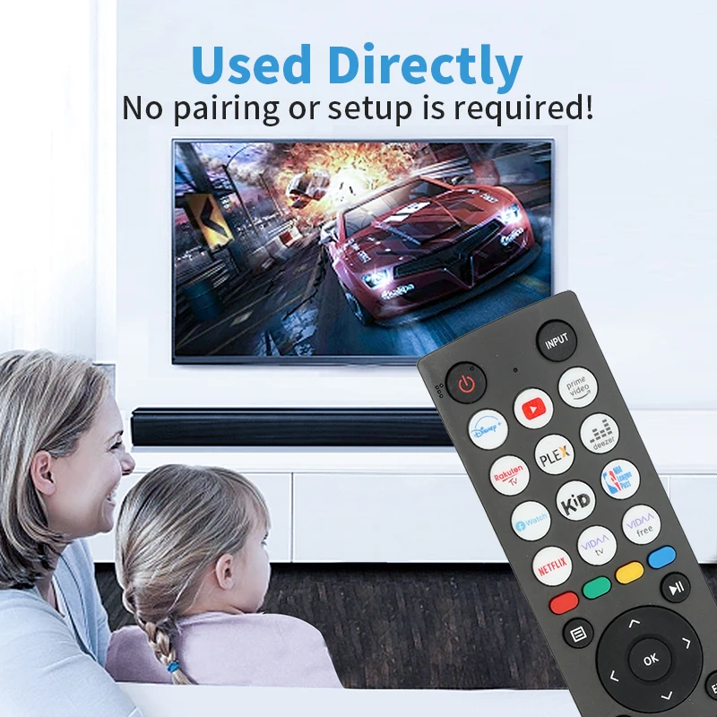 ERF2J36H IR Remote Control For Hisense UHD 4K Smart TV 43A6K 58A6K 65A6K 70A6K 75A6K 55A63H 65A63H 75A63H 43A67K 43A68K 43A69K - Image 5