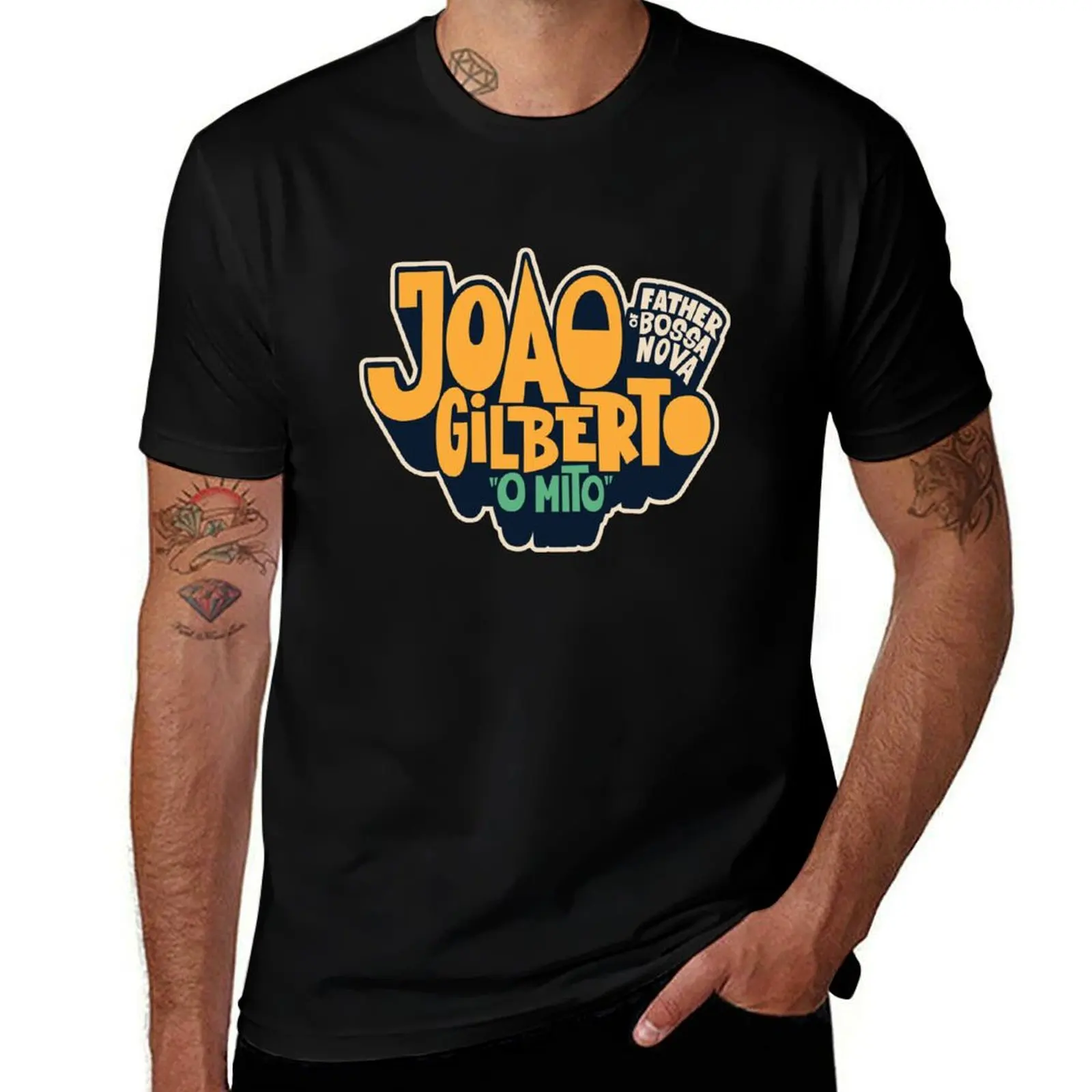 Jo?o Gilberto - Bossa Nova T-Shirt Fitness Quick Dry Short Sleeve Top T-Shirt