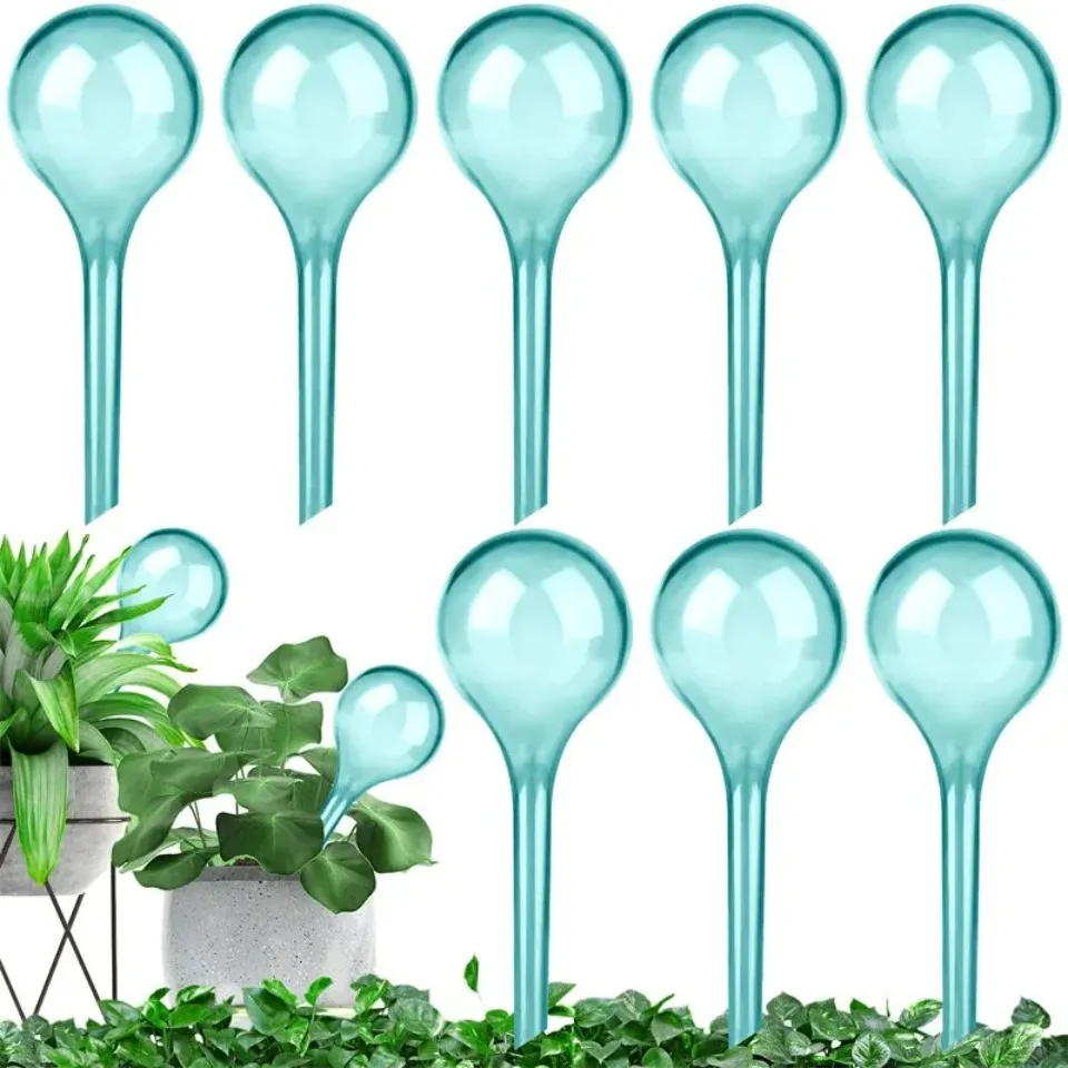 5pcs Plant Water Feeder Automatische Plastieke Ballen Tuinwaterapparaat Planten Gloeilampen Zelf Waterende Druppelirrigatie