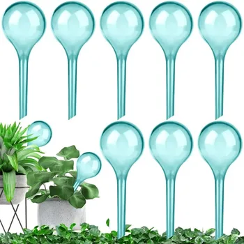 식물 물 공급기 자동 급수 장치, Plastieke Ballen Tuinwaterapparaat Planten Gloeillampen Zelf Waterende Druppelirgatie, 5PCs